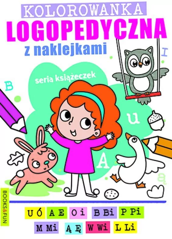 Kolorowanka logopedyczna z naklejkami 1 - tantis.pl