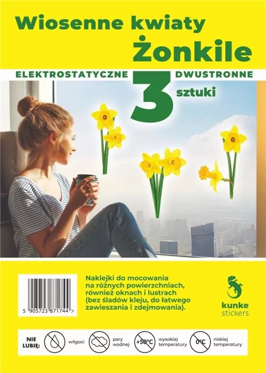 Wiosenne kwiaty Żonkile 3szt - tantis.pl