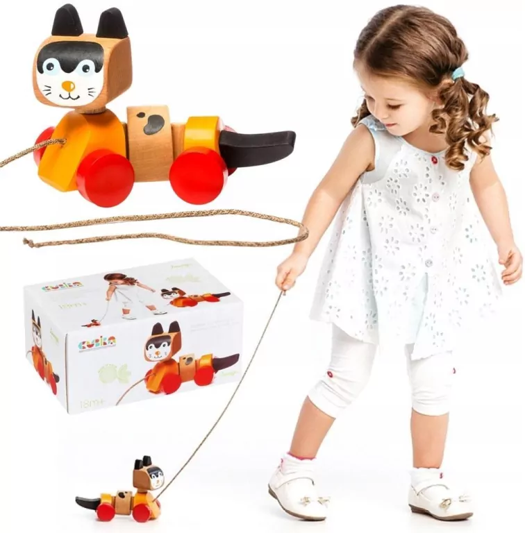 Zabawka do ciągnięcia Kotek - tantis.pl