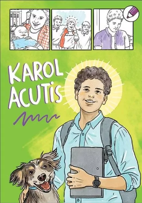 Kolorowanka. Św. Karol Acutis - tantis.pl