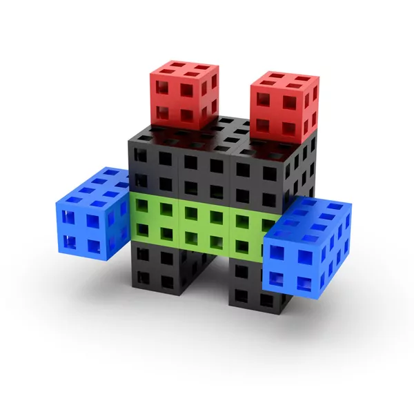 Klocki Meli Cube Classic 100 elementów - tantis.pl