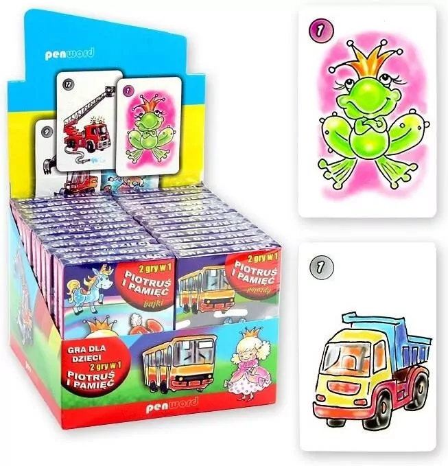 Karty do gry Piotruś i Pamięć MIX - tantis.pl