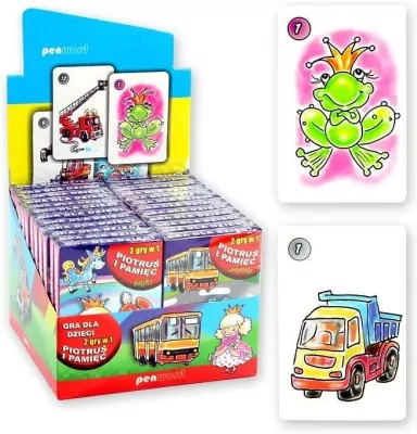 Karty do gry Piotruś i Pamięć MIX
