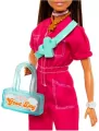 Barbie Lalka różowy kombinezon - tantis.pl