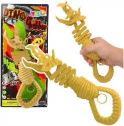Gryzący szkielet dinozaura pistolet chwytak brąz