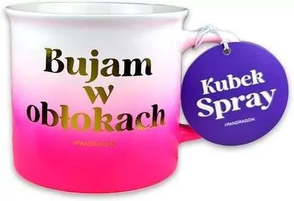 Kubek spray - Bujam w obłokach - tantis.pl