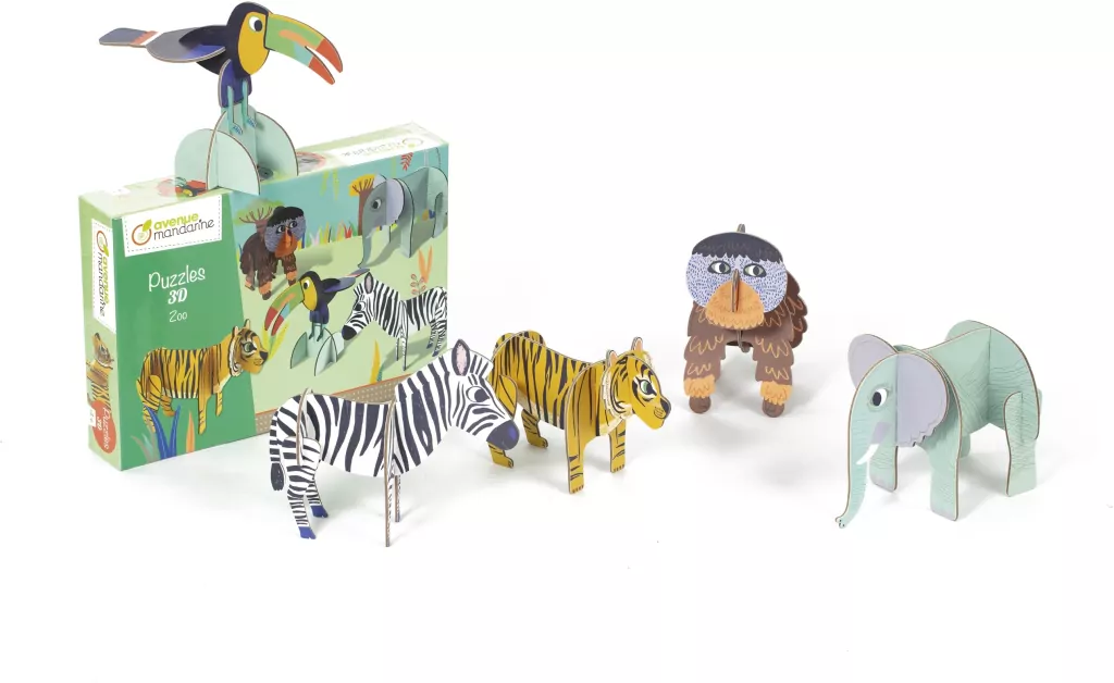 Puzzle 3D Zoo - tantis.pl