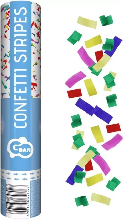 Konfetti pneumatyczne kolorowe MIX 30cm - tantis.pl
