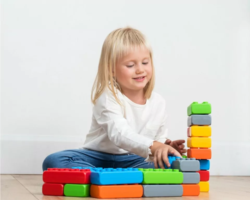 Klocki Budowlane Cegły Junior 110 - tantis.pl