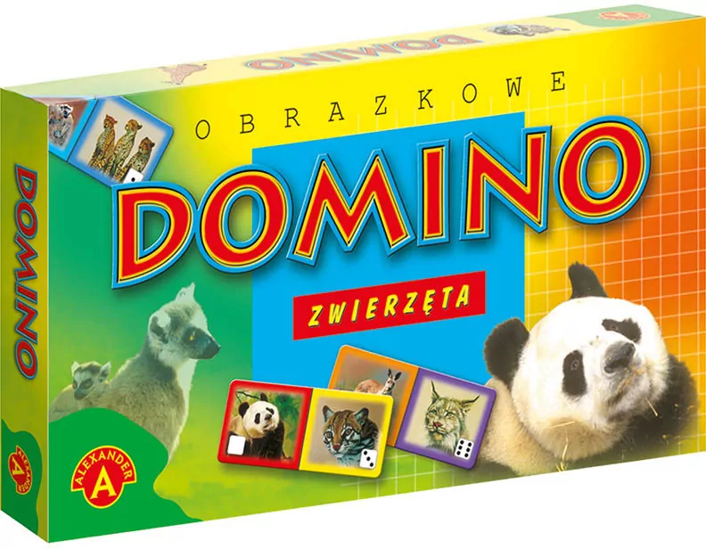 Zwierzęta. Obrazkowe domino - tantis.pl