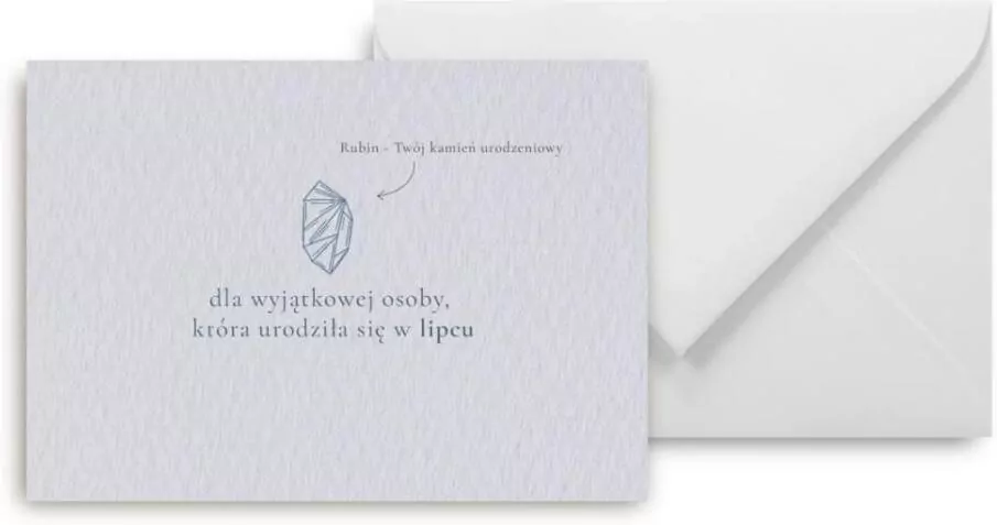 Mini kartka Urodziny lipiec - tantis.pl