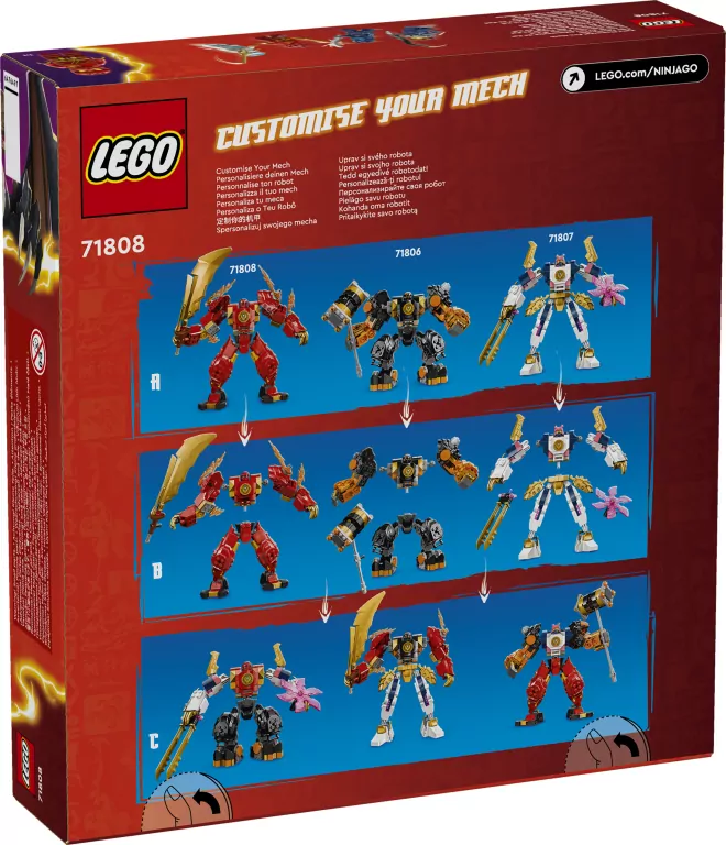 LEGO® Ninjago. Mech żywiołu ognia Kaia 71808 - tantis.pl