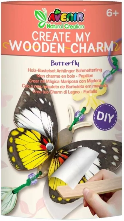 Zawieszka drewniana - Motyl - tantis.pl