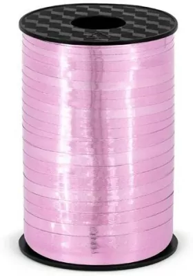 Wstążka plastikowa różowa 5mmx225m