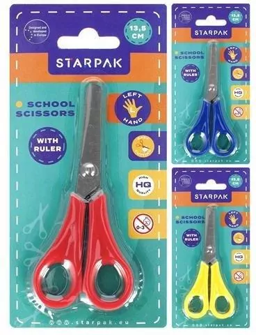 Nożyczki 13cm leworęczne z miarką - tantis.pl