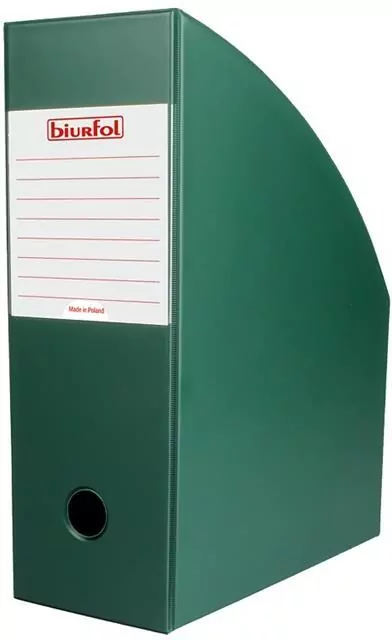 Pojemnik na dokumenty ciemnozielony 10cm - tantis.pl