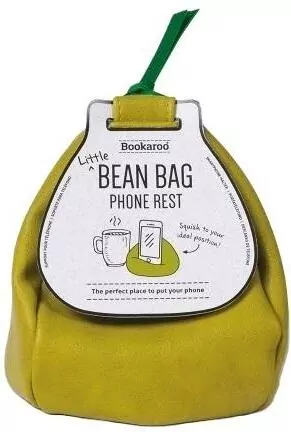 Bookaroo Bean Bag Pufa pod smartfon, oliwkowa - tantis.pl