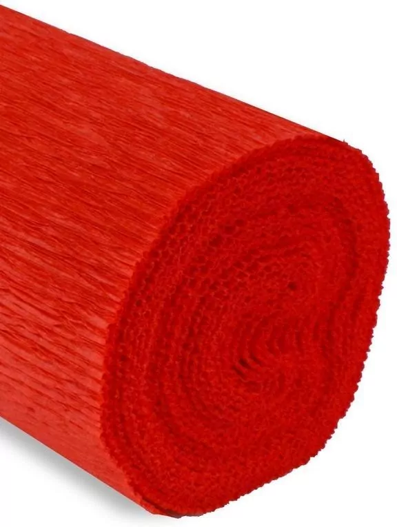 Krepina 50x250cm 180g czerwona - tantis.pl