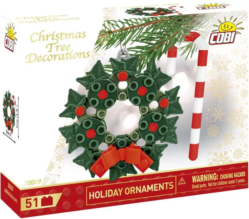 Choinkowe klockowe ozdoby - tantis.pl