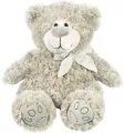 Miś z kokardą ecru 27cm - tantis.pl
