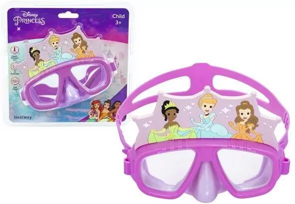 Okulary do nauki pływania Księżniczki Disney róż - tantis.pl
