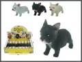 Buldog francuski z groszkiem 10cm. Mix kolorów, 1 sztuka - tantis.pl