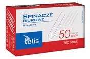 Paczka Spinacze biurowe okrągłe 50mm 100 szt 10 sztuk - tantis.pl