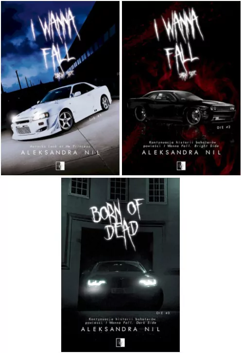 Pakiet: I Wanna Fall. Bright Side / I Wanna Fall. Dark Side / Born of Death. Die. Tom 1-3 - tantis.pl