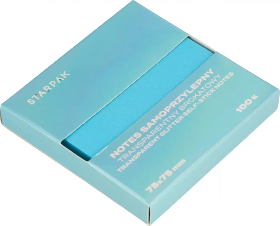 NOTES SPRZYL 75X75/100K TRANSP BROKNIE STK12/360 - tantis.pl