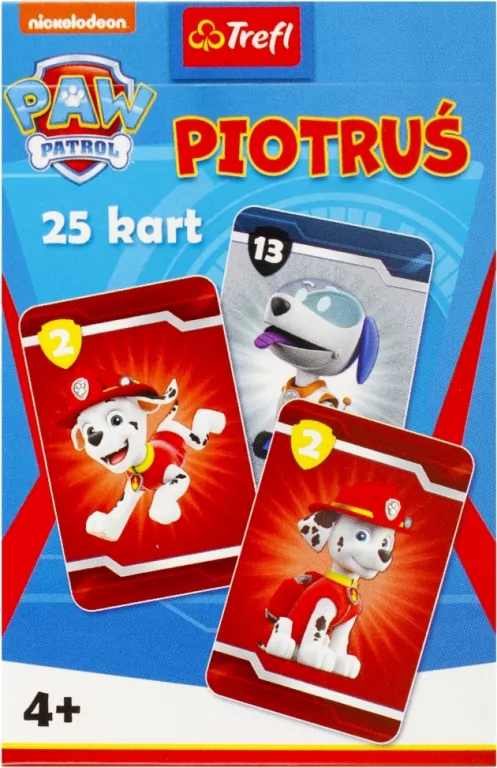Karty Piotruś. Psi Patrol - tantis.pl
