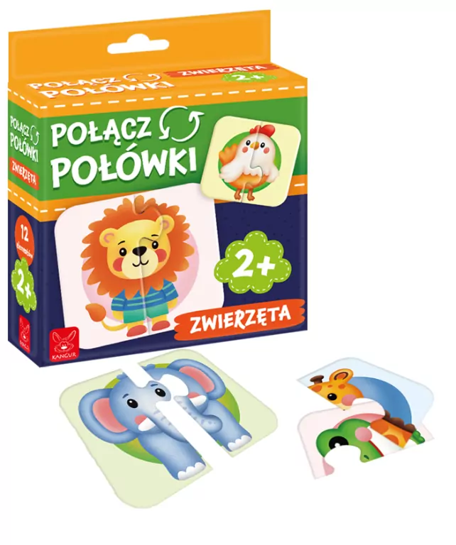 Zwierzęta. Połącz połówki - tantis.pl