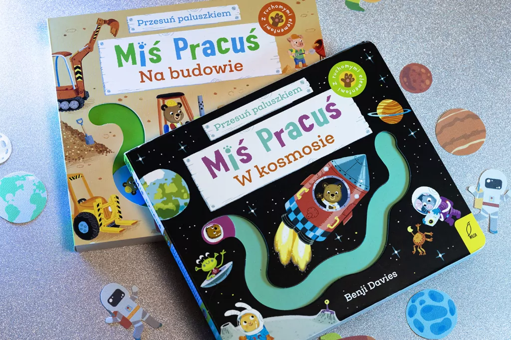 Miś Pracuś. Przesuń paluszkiem. W kosmosie - tantis.pl