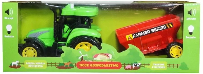 Traktor z maszyną polski moduł dźwiękowy - tantis.pl