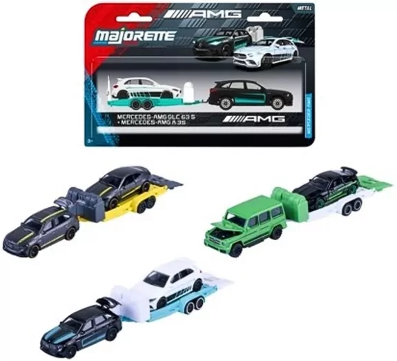 Majorette Mercedes AMG z przyczepą MIX - tantis.pl