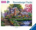 Puzzle 1000 Romantyczny domek na wsi - tantis.pl