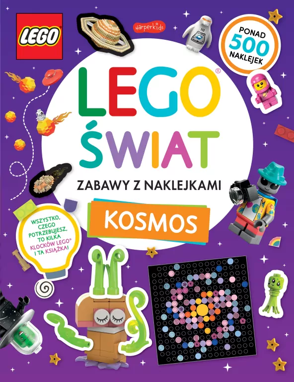 LEGO świat. Zabawy z naklejkami. Kosmos - tantis.pl