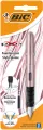 Pióro X-Pen Chrome Pink FP niebieski BIC - tantis.pl