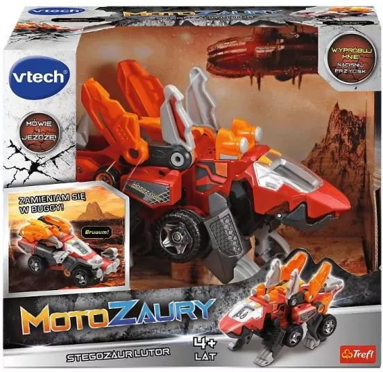 Motozaury - Stegozaur Lutor Buggy VTECH - tantis.pl
