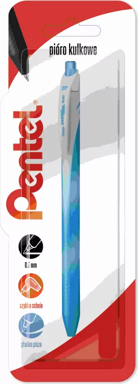 Pióro kulkowe 0,7 mm EnerGel błękitny, 1 sztuka - tantis.pl