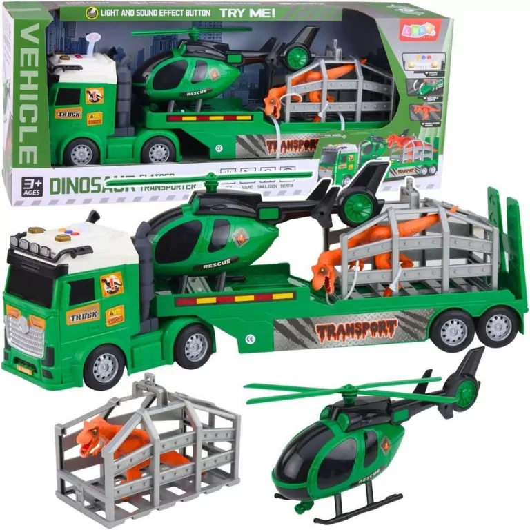 Zestaw transport Dinozaura światła dźwięk - tantis.pl