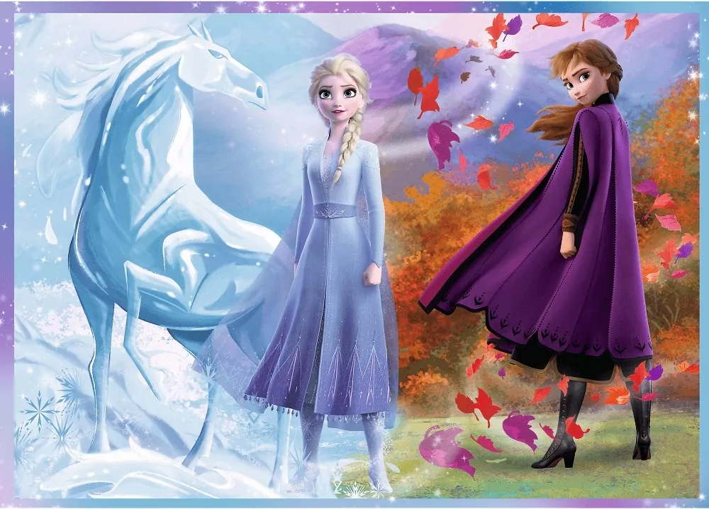 Trefl. Puzzle 4w1. Disney Frozen II. Podróż w nieznane - tantis.pl