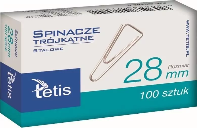 Spinacze trójkątne 28mm/ - tantis.pl
