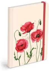 Brulion z gumką 120K gładki