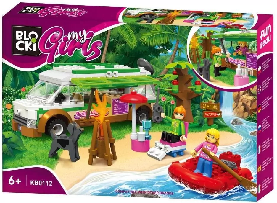 Klocki Blocki. MyGirls. Wakacyjny Camper. 264 el - tantis.pl