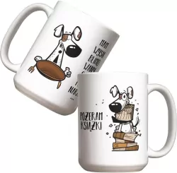 Kubek - Pożeram książki 440ml