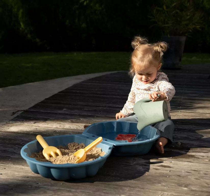 PIASKOWNICA DWUCZESCIOWA AKCES SMOBY LIFE 4 - tantis.pl