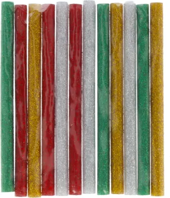 Klej do pistoletu  brokatowy 7mm/10cm 12 sztuk