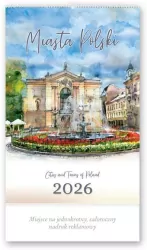 Kalendarz 2026 reklamowy Miasta Polski