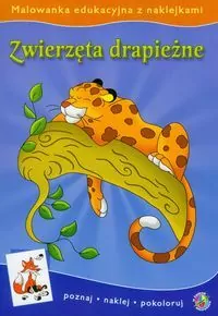 Malowanki edukacyjne - Zwierzęta drapieżne - tantis.pl