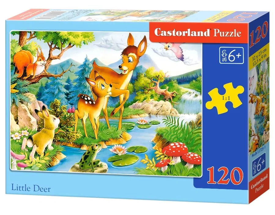 Puzzle 120. Bambi. Little Deer B-12725 - tantis.pl